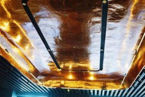 hammered copper sheets