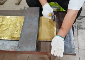 Hand-Hammered Copper Plate