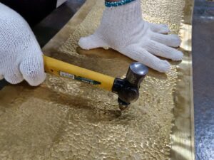 Handmade Hammered Copper Sheets