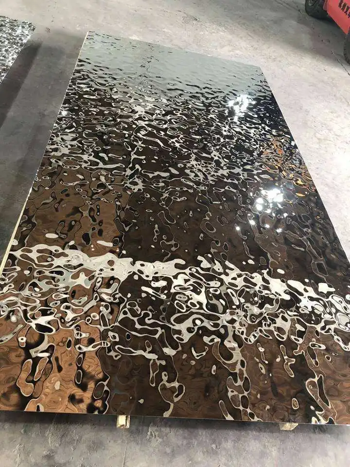 water ripple stainless steel sheet