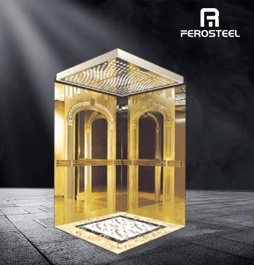 decorative elevator cabin