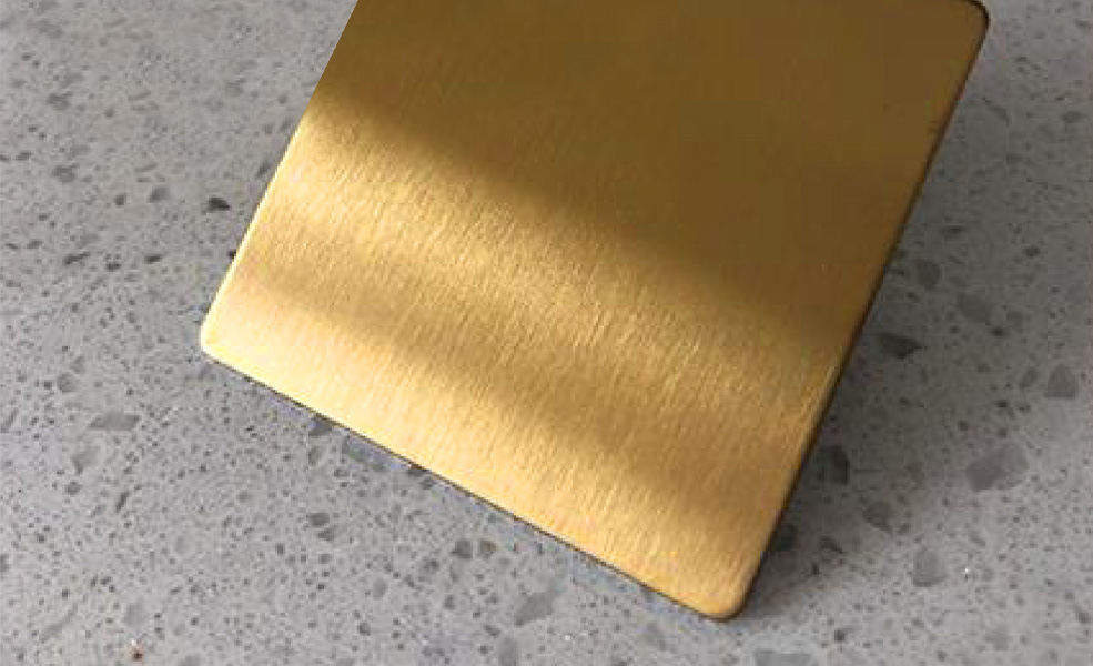 gold colored stainless steel