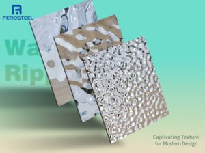 water ripple stainless steel