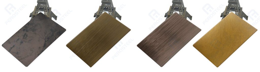 Antique Copper Finish Stainless Steel Sheets