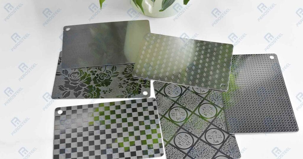 embossed stainless steel sheets