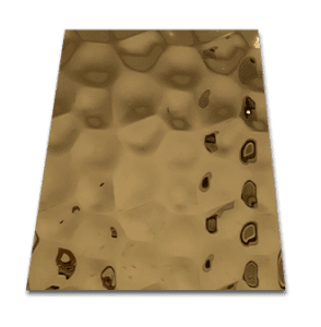 Gold water ripple stainless steel sheet