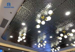 Architectural water ripple stainless steel