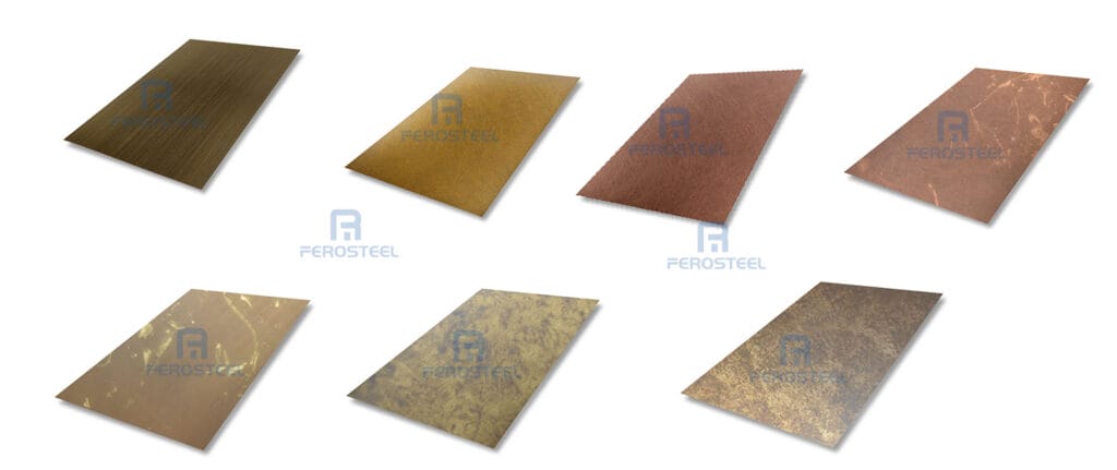 Antique Stainless Steel Sheets
