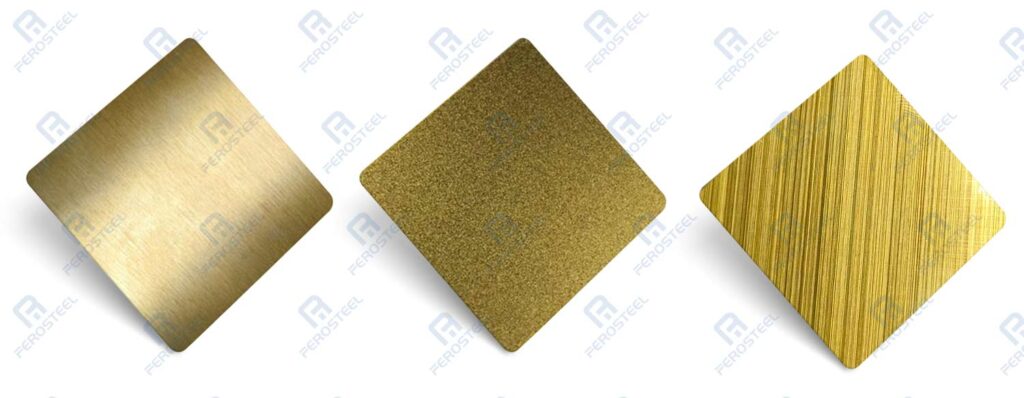 Gold PVD Stainless Steel Sheets