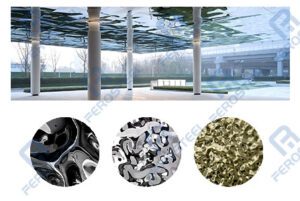 water ripple stainless steel