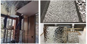 water ripple metal sheets