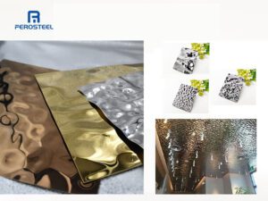 water ripple stainless steel