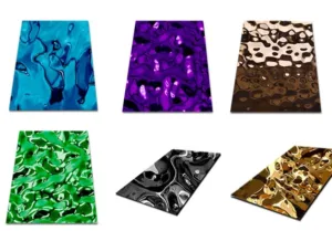 water ripple stainless steel sheets