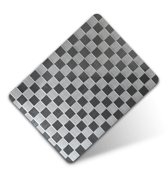 embossed stainless steel plate
