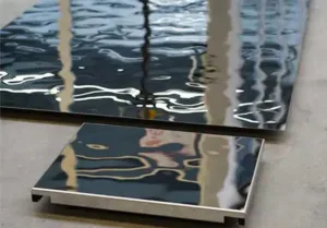 water ripple sheets in decorative