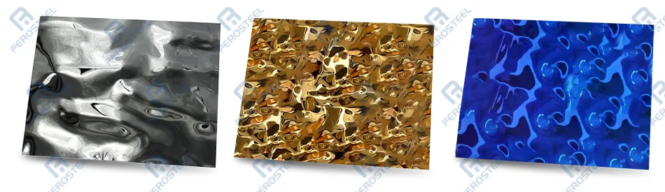 water ripple stainless steel sheets