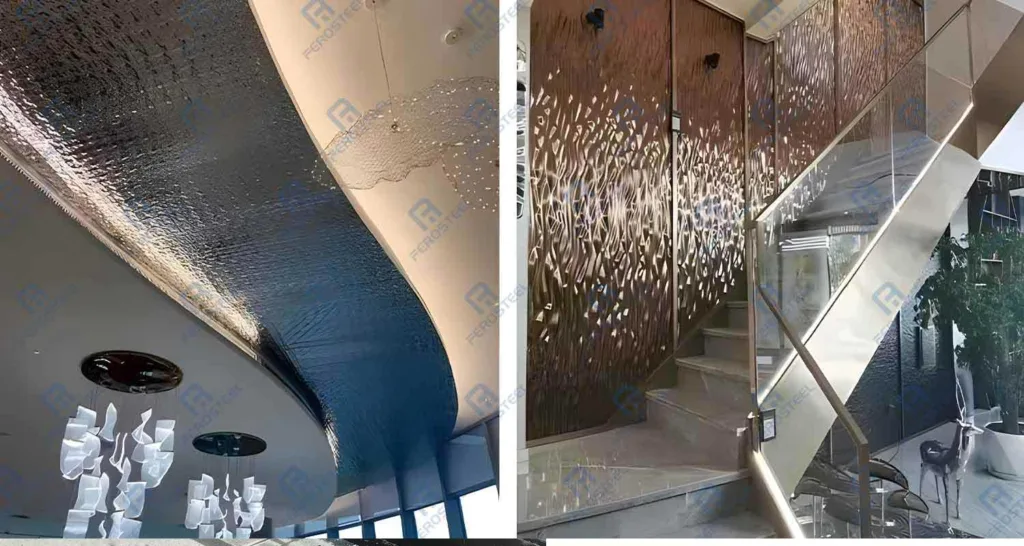 water ripple stainless steel sheets