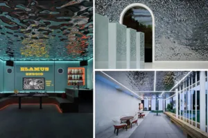 water ripple ceiling for decorative