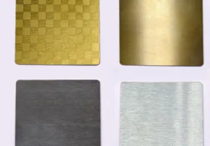 Stainless steel hairline finish