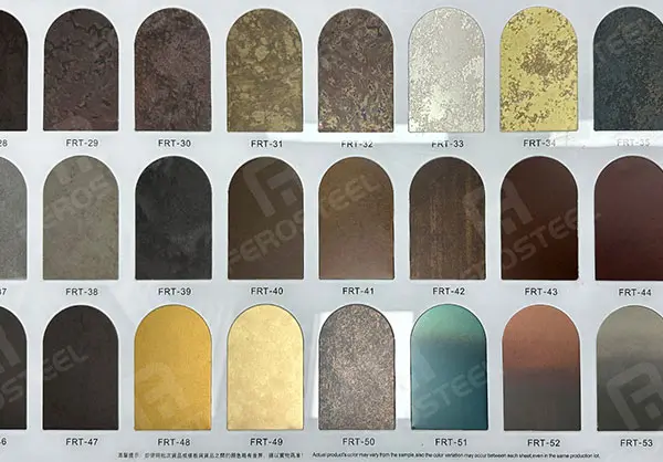 antique copper sheets