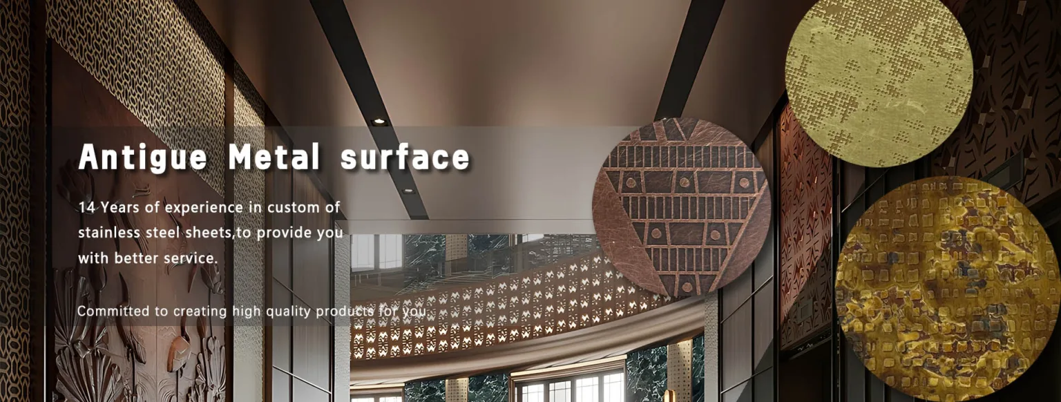 antique copper stainless steel sheets