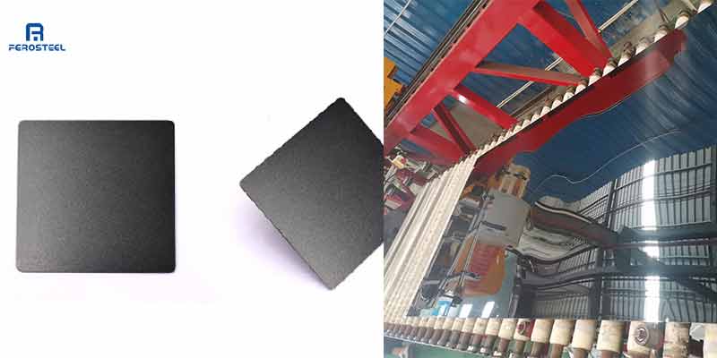 black stainless steel sheets