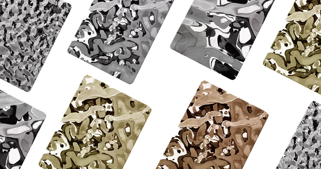 water ripple stainless steel decorative sheets
