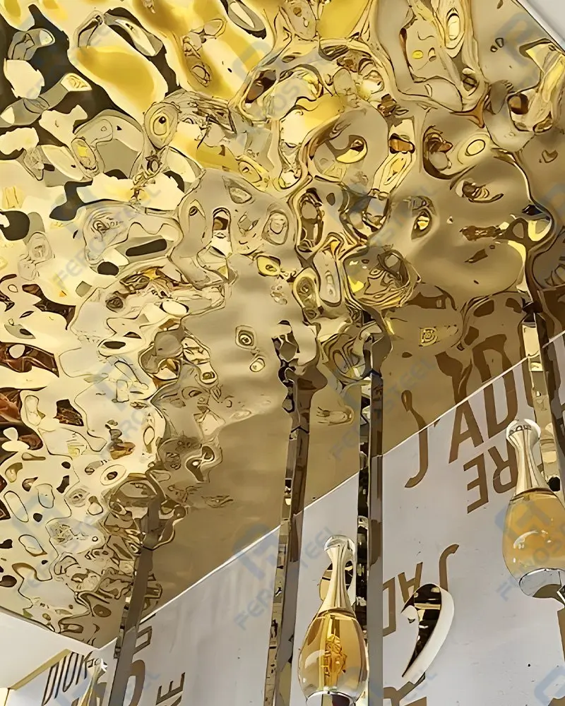 Water Ripple Stainless steel sheet4