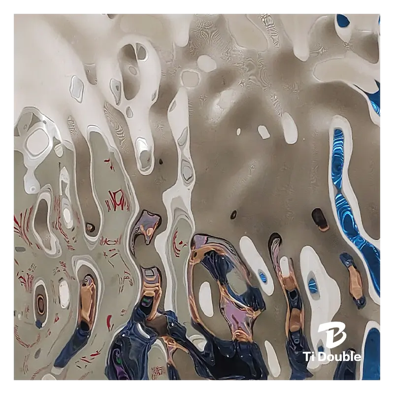 water ripple stainless steel panels for wall cladding