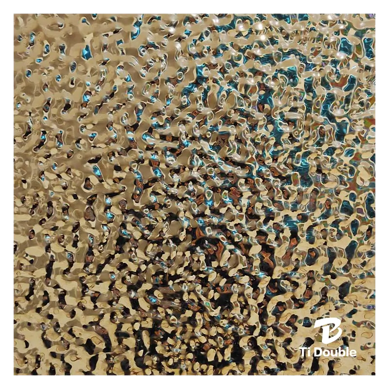 water ripple stainless steel sheets supplier